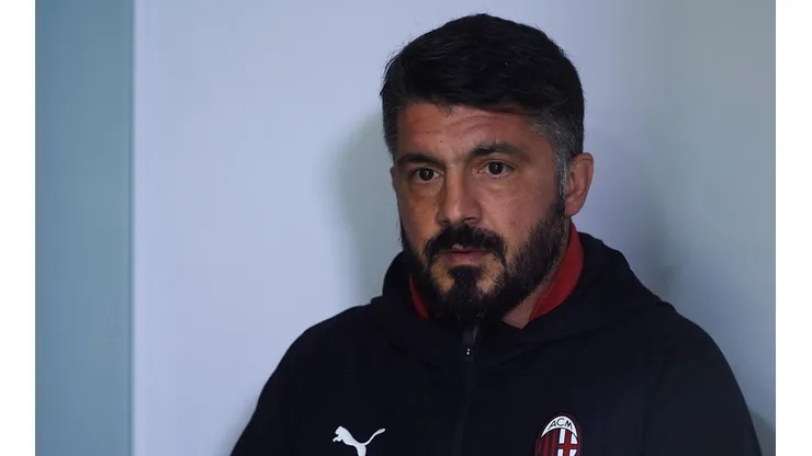 Gattusso no puede encontrar el equipo en Napoli.