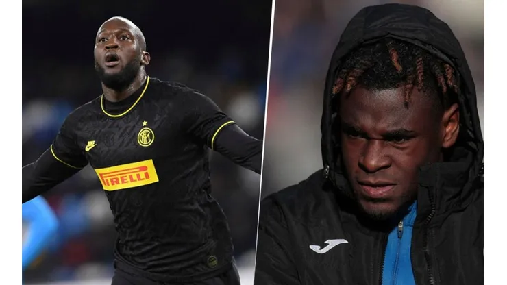 Romelu Lukaku y Duván Zapata.