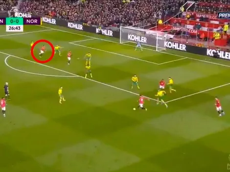 Mata le puso una asistencia mágica y Rashford metió el 1 a 0 del United