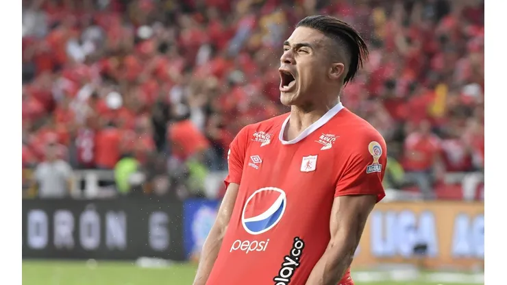 Emotivo grito de gol de Michael Rangel.