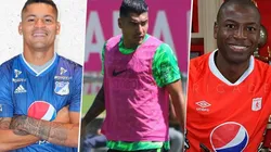 Ayron del Valle, Jéfferson Duque y Adrián Ramos.