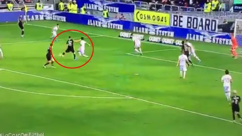 Foto del gol de Zlatan Ibrahimovic.