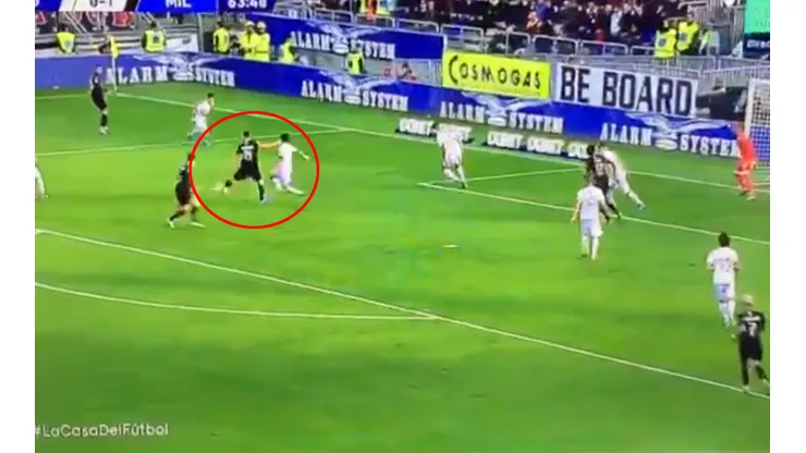 Foto del gol de Zlatan Ibrahimovic.