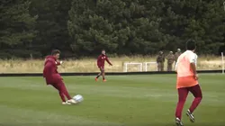 Video: el golazo de Marcelo Gallardo en el entrenamiento de River