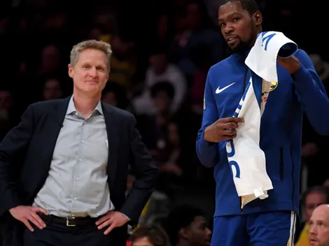 Steve Kerr criticó a Kevin Durant por su último año con los Warriors