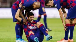 Todo mal en Barcelona: Suárez podría ser operado de su rodilla derecha