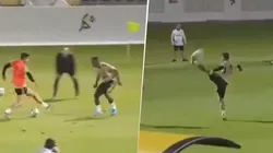 Los volvió locos: el show de James Rodríguez en el entrenamiento del Real Madrid