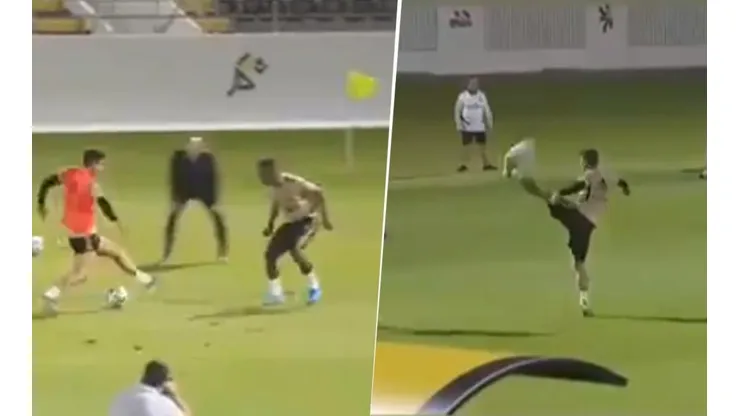 Los volvió locos: el show de James Rodríguez en el entrenamiento del Real Madrid