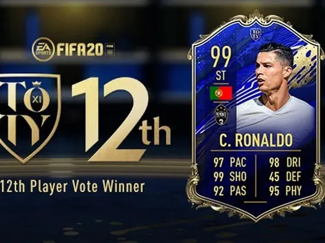 FIFA 20 | Cristiano Ronaldo es elegido el Jugador N°12 del TOTY ¡99 de valoración!