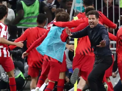 Atlético Madrid confirmó su primera baja para la final de la Supercopa