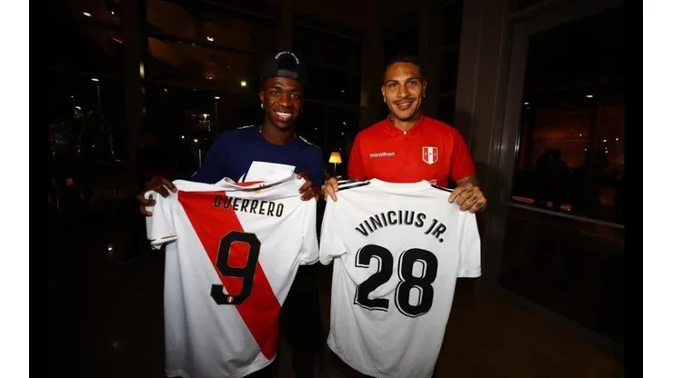 Guerrero y Vinicius jugaron juntos en el Flamengo.