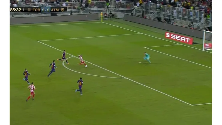 Correa metió el 3-2 para ver al Atlético en la final de la Supercopa