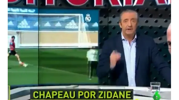Pedrerol reconoció en El Chiringuito que no confiaba en Zidane