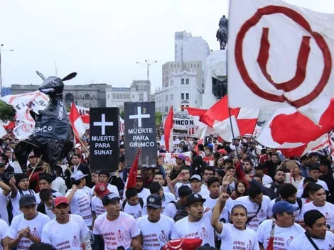 Gran marcha crema: Universitario organizó movilización contra Gremco