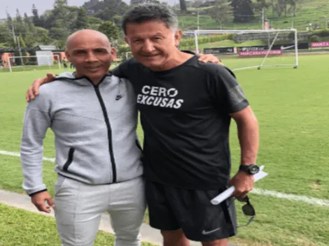 ¿Quién le enseña a Quién? Mayer visitó a Nacional y compartió con Osorio