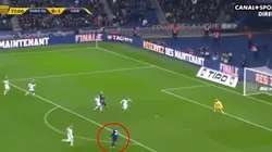 Foto captura de la jugada de Mbappé.