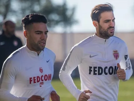 Falcao subió una foto en camisa y Fabregas lo troleó: "Me duelen los ojos"