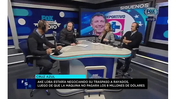 La discusión en Fox Sports fue por la cantera de Cruz Azul