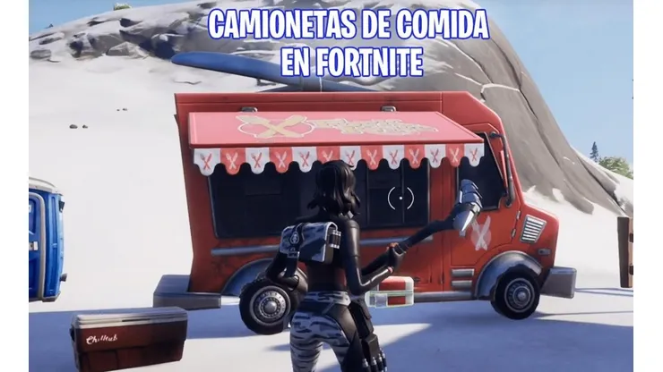 Donde están las Camionetas de Comida en Fortnite - Desafíos Cura vs Toxina