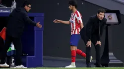 Simeone le respondió a Joao Félix en rueda de prensa