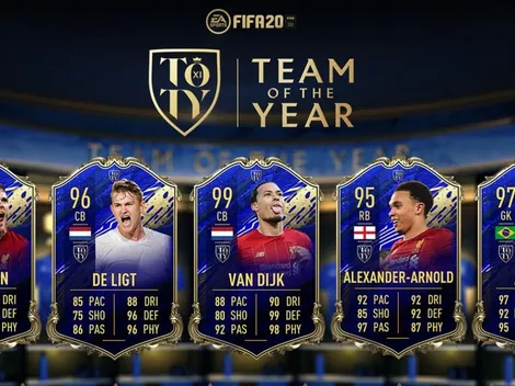 TOTY FIFA 20 | Valoraciones de Van Dijk, De Ligt, Alexander-Arnold, Robertson y Alisson