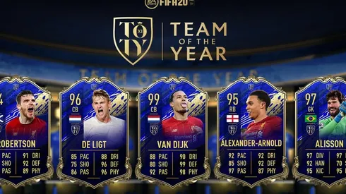 TOTY FIFA 20 | Valoraciones de Van Dijk, De Ligt, Alexander-Arnold, Robertson y Alisson