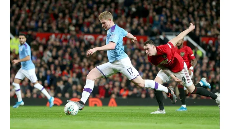 De Bruyne contó que el City solo trabajó 15 minutos para el partido vs. el United