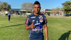 Miguel Ángel Borja en su primer entrenamiento con el Junior de Barranquilla.