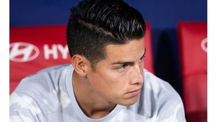 Vuelve James: será suplente en el duelo contra Valencia en la Supercopa