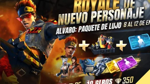 ¡Nuevo personaje en Free Fire! Álvaro está disponible en Luck Royale