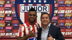 Es oficial: Miguel Borja fue presentado como refuerzo de Junior