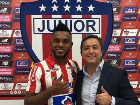 Es oficial: Miguel Borja fue presentado como refuerzo de Junior