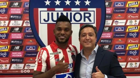 Es oficial: Miguel Borja fue presentado como refuerzo de Junior