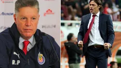 Ricardo Peláez y Matías Almeyda en Chivas