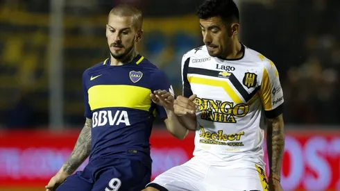 Jonathan Blanco jugando para Olimpo de Bahía Blanca.
