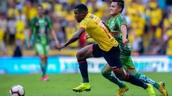 Marcos Caicedo durante un partido de Barcelona Sporting Club.