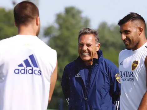 Los hinchas de Boca enloquecieron con los dientes de Miguel y el físico de Wanchope