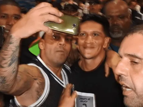 Video: Germán Cano fue recibido como una estrella por los hinchas del Vasco da Gama