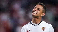 Chicharito no la está pasando bien en España.