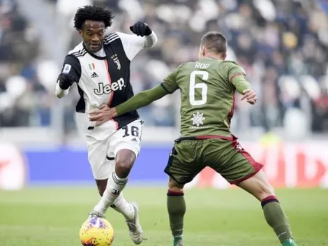 Una buena y una mala: técnico de la Juventus elogió a Cuadrado y después lo criticó