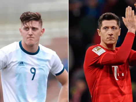 Tras el elogio del Bocha, Gaich contó que es lo que tiene de Lewandowski