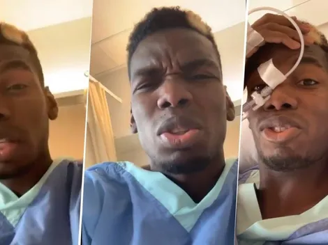 Luego de operarse, Pogba subió una historia completamente dopado: "Todavía sigo vivo"