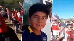 Vio un nene de Boca entre una multitud de River y grabó un hermoso video