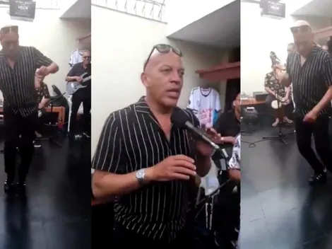 El paso de la ola: Roberto Mosquera se mostró bailando con particular estilo