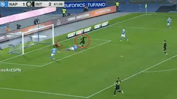 Olfato goleador: Lautaro Martínez aprovechó un error y la mandó a guardar