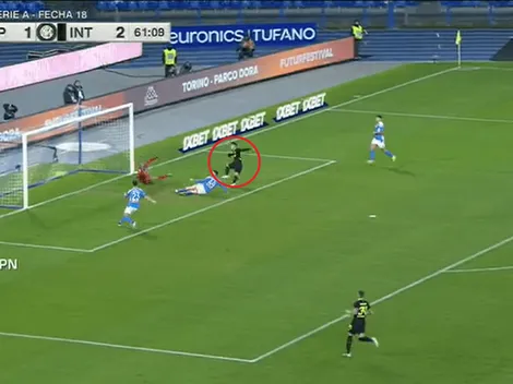 Olfato goleador: Lautaro Martínez aprovechó un error y la mandó a guardar