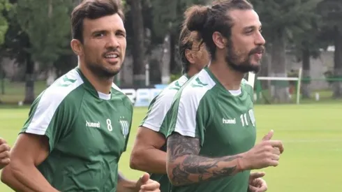 Falcioni elogió el estado físico de Osvaldo: "Está en línea, está perfecto"