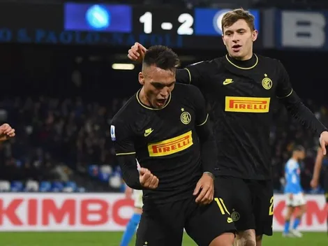 Inter le ganó a Nápoli y comparte la punta con Juventus