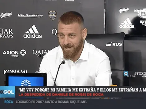 De Rossi anunció que se retira: "La decisión es definitiva"