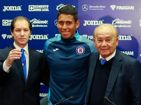 Luis Romo fue presentado en el Cruz Azul
